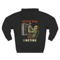 “Pullin’ Wire ‘Til I Retire” Graphic Hoodie