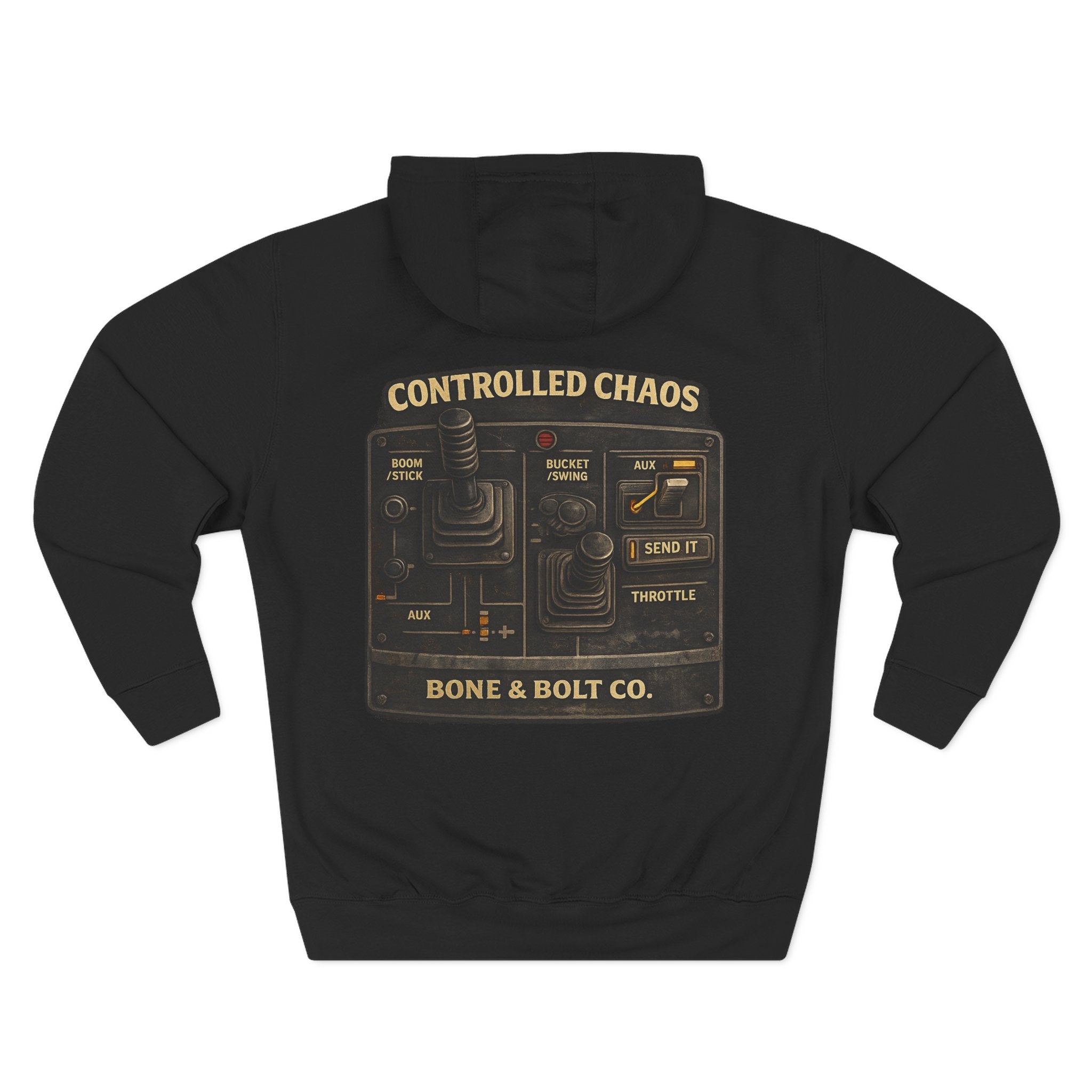 “Controlled chaos” Graphic  Hoodie
