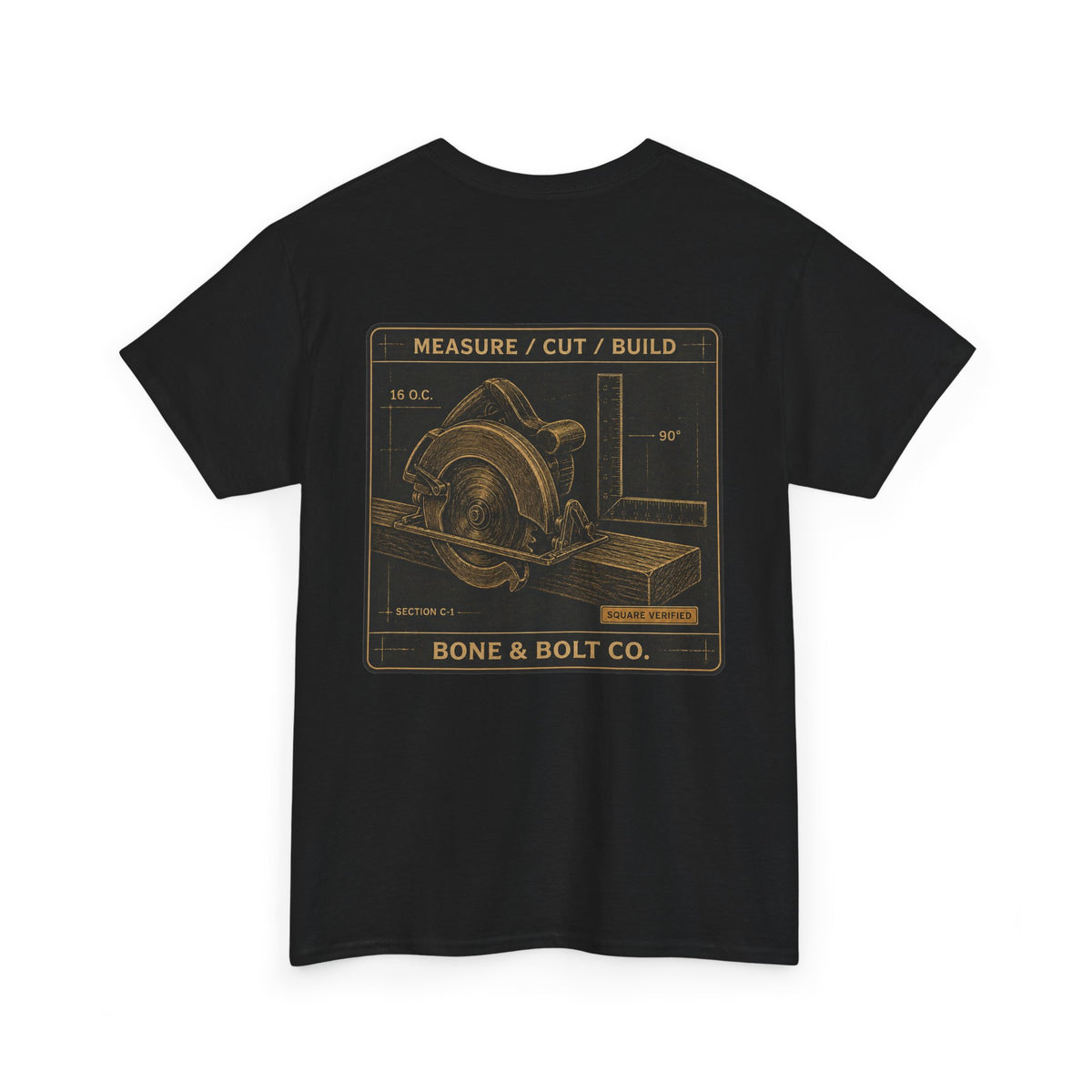 “Measure/Cut/Build” Tee