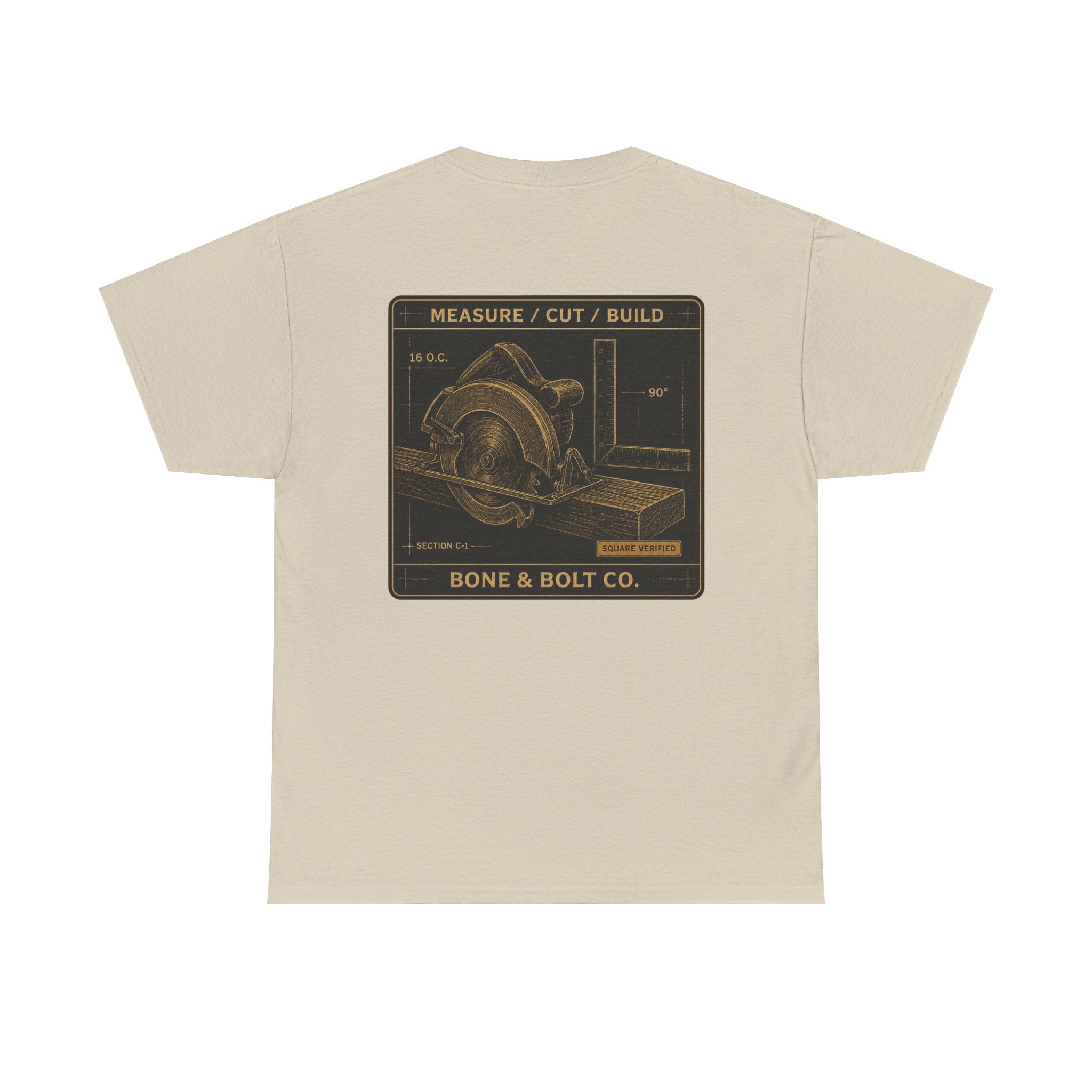 “Measure/Cut/Build” Tee
