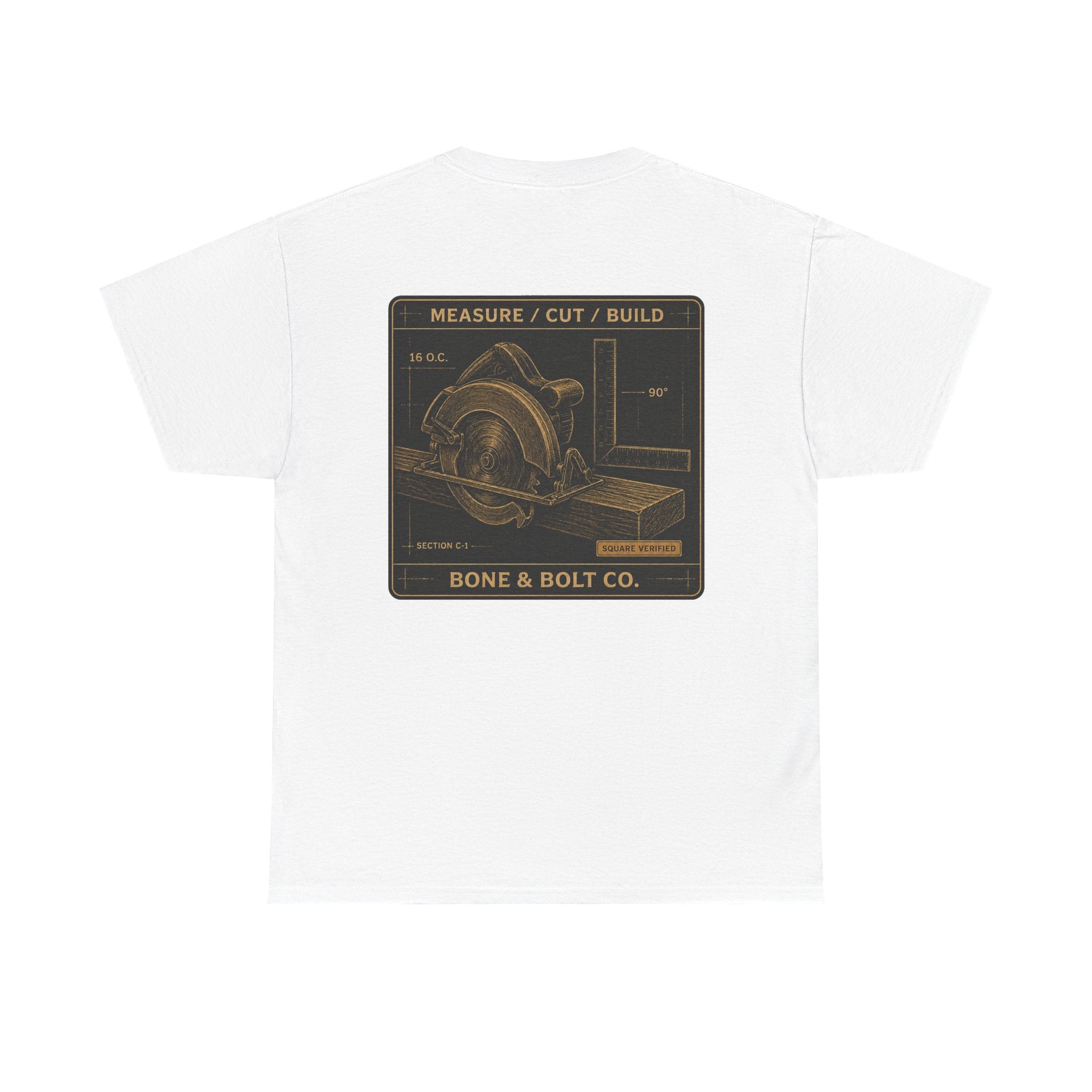 “Measure/Cut/Build” Tee