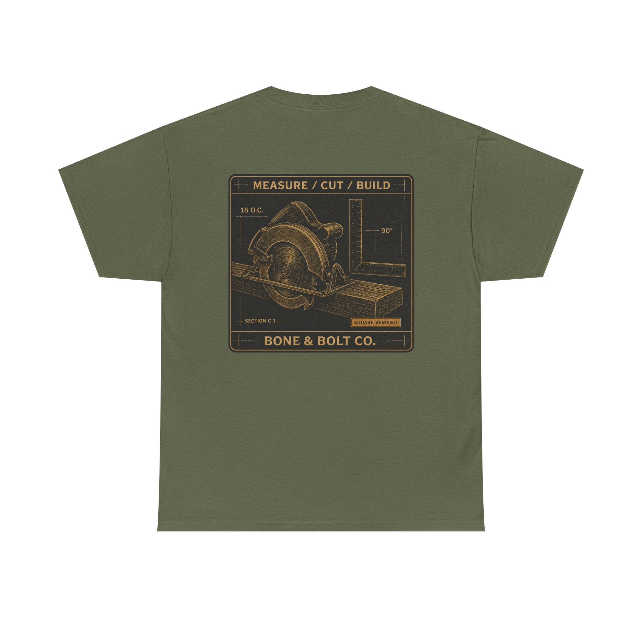 “Measure/Cut/Build” Tee