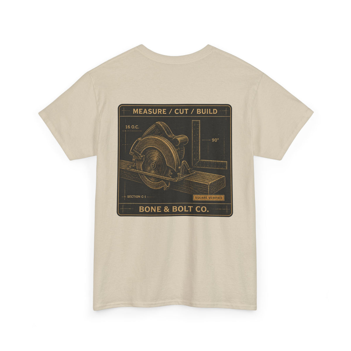 “Measure/Cut/Build” Tee