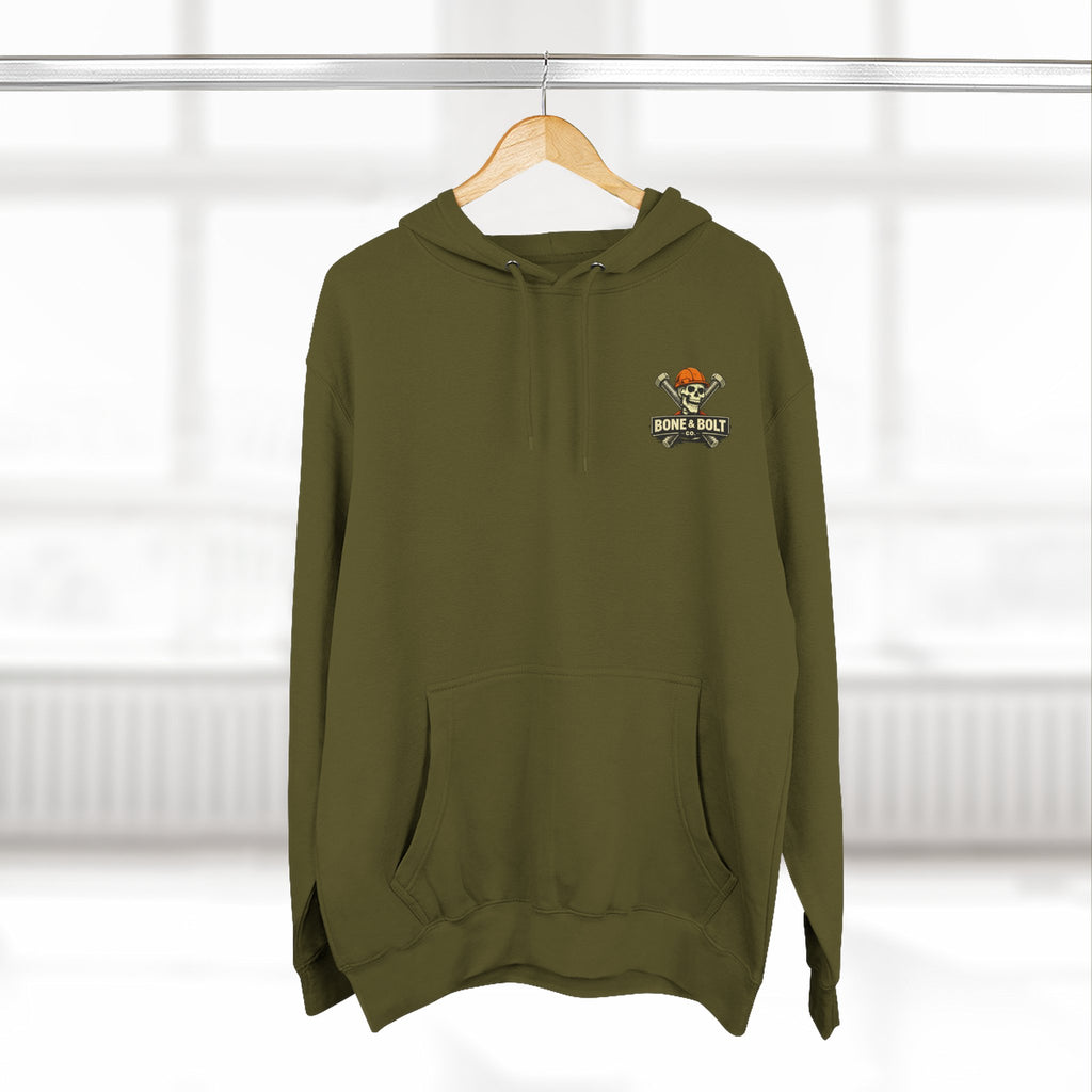 “Cut/Fill/Repeat” Graphic Hoodie
