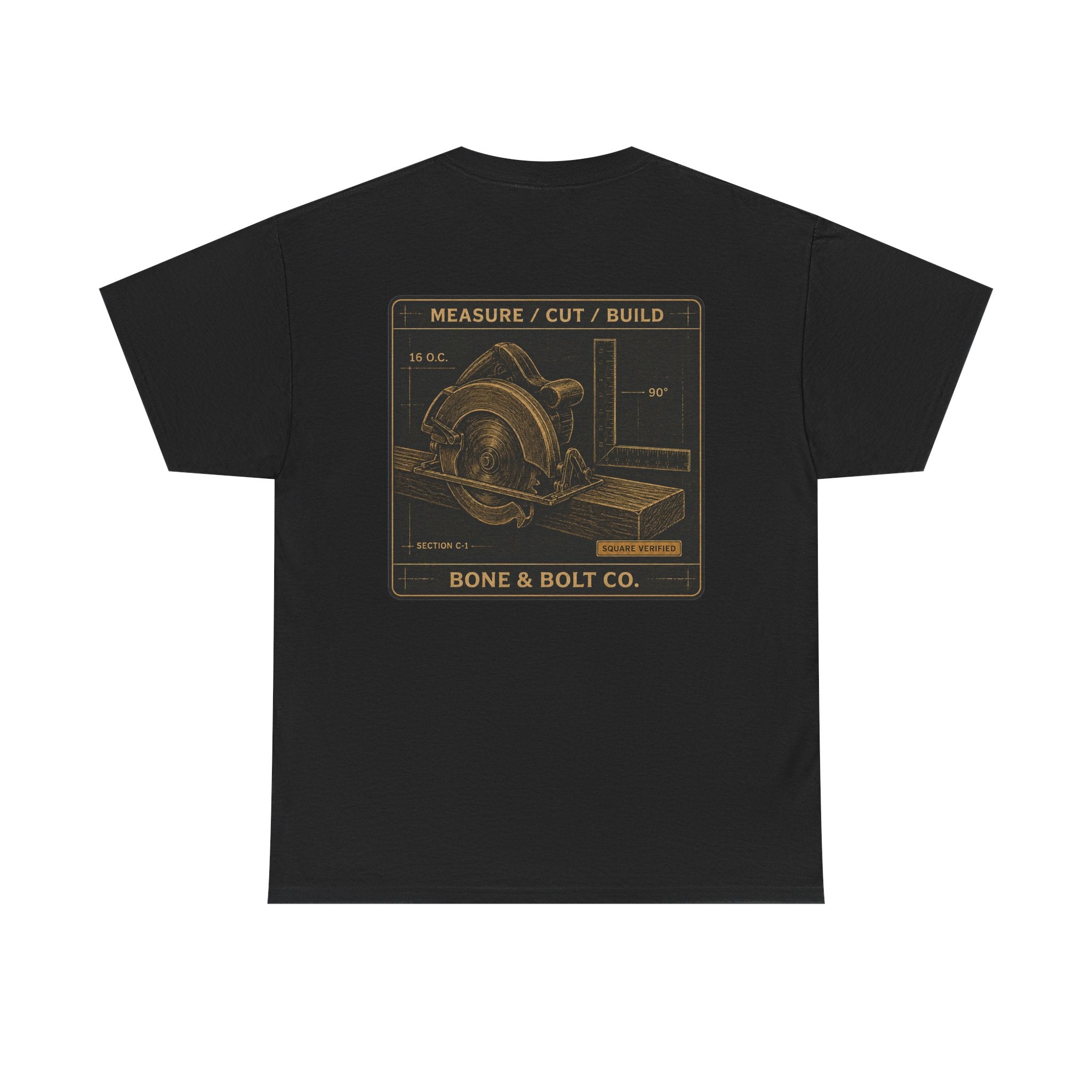 “Measure/Cut/Build” Tee
