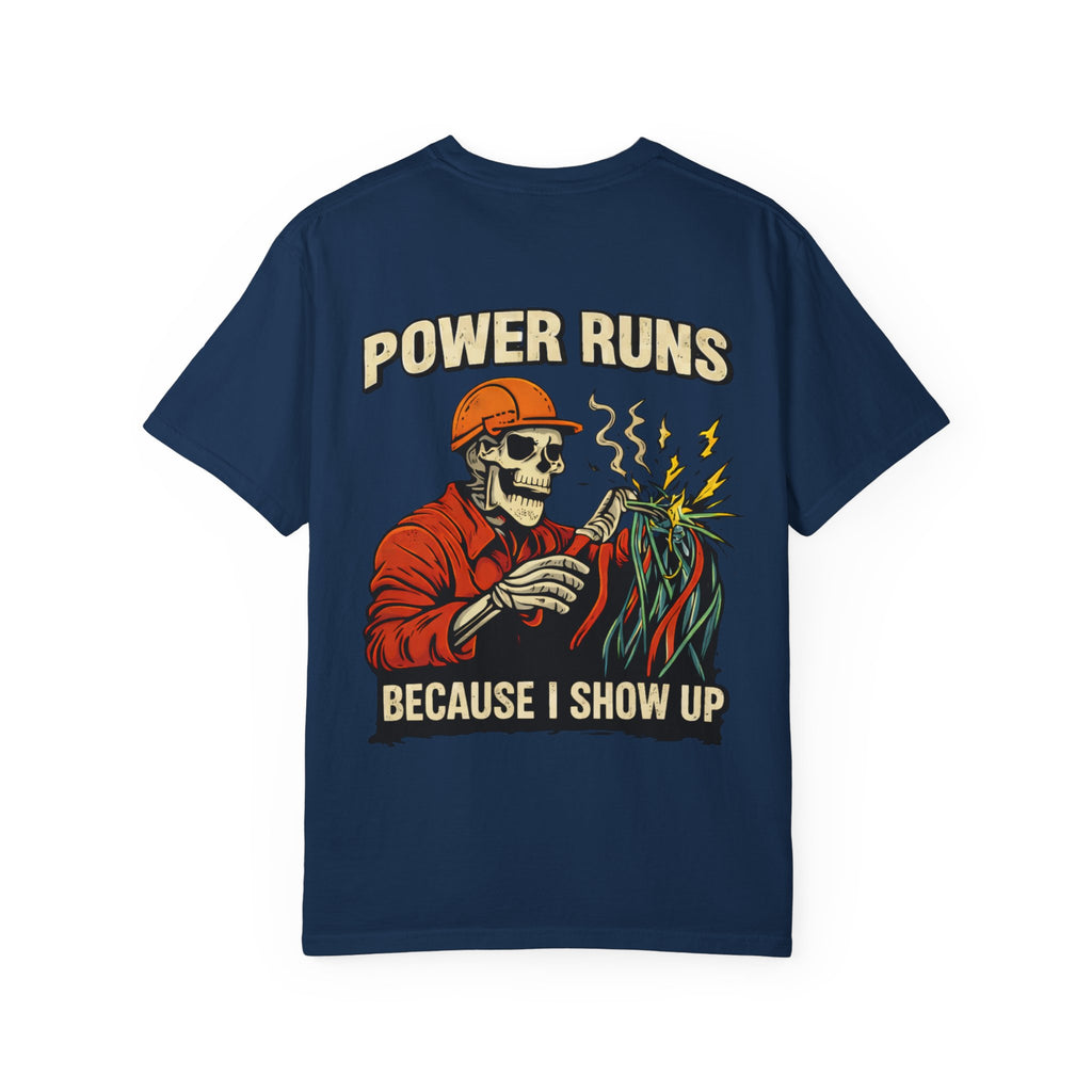 Power Runs Because I Show Up
