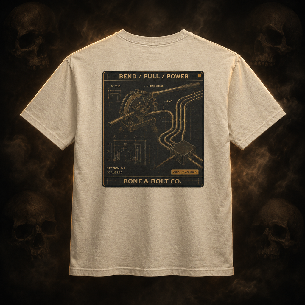 Bend Pull Power tee – dark Bone and Bolt product image