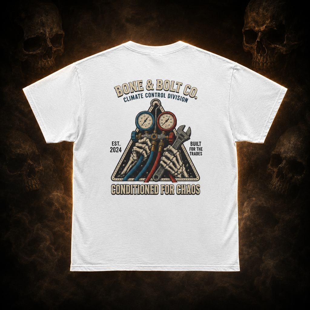 Climate Control Division tee – dark Bone and Bolt product image