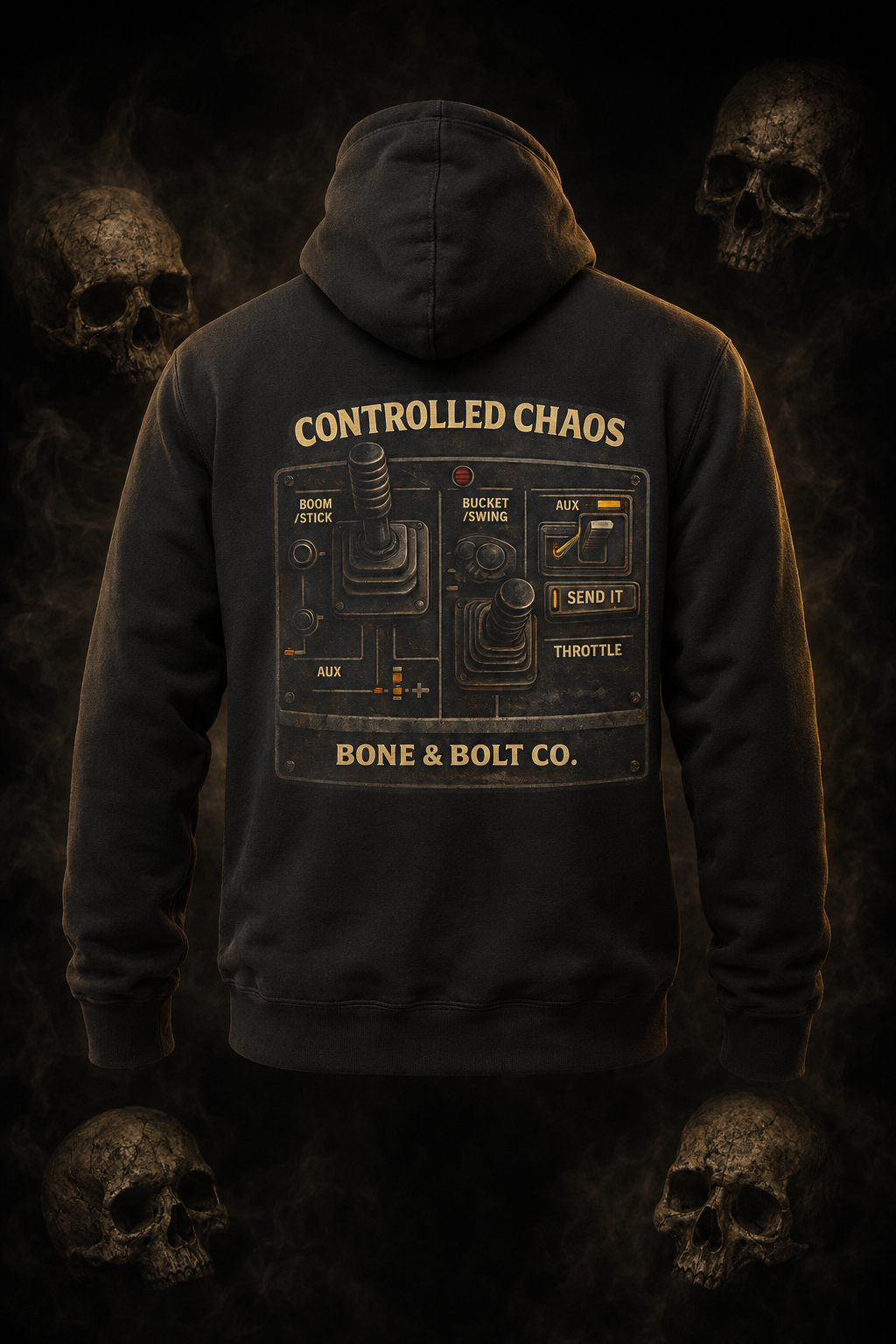 Controlled Chaos Graphic Hoodie primary product image