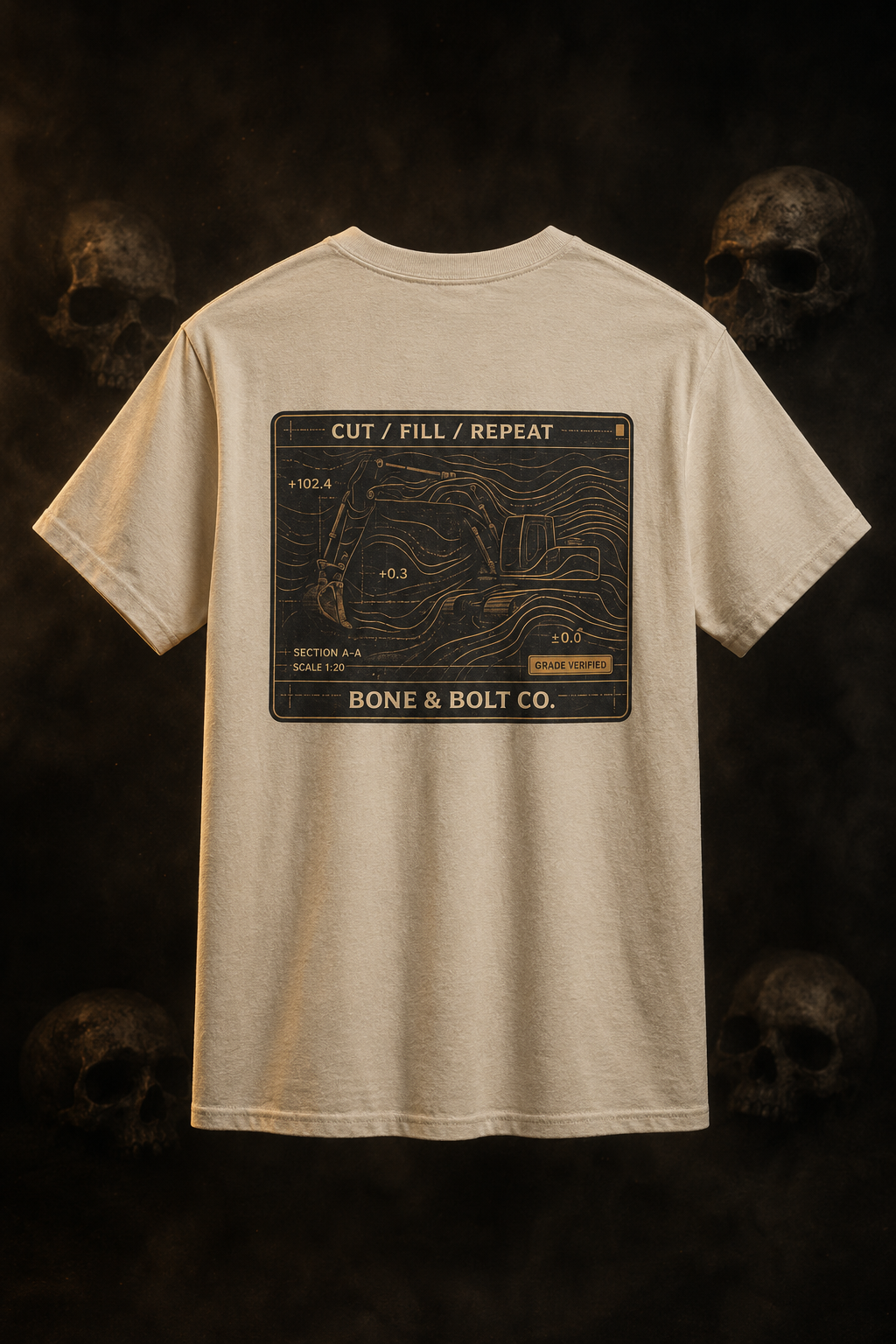Cut Fill Repeat Graphic Tee primary product image