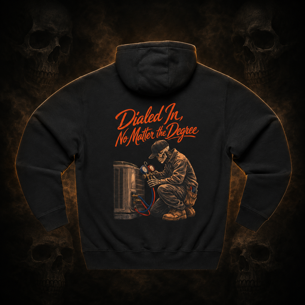 Dialed In No Matter The Degree hoodie – dark Bone and Bolt product image