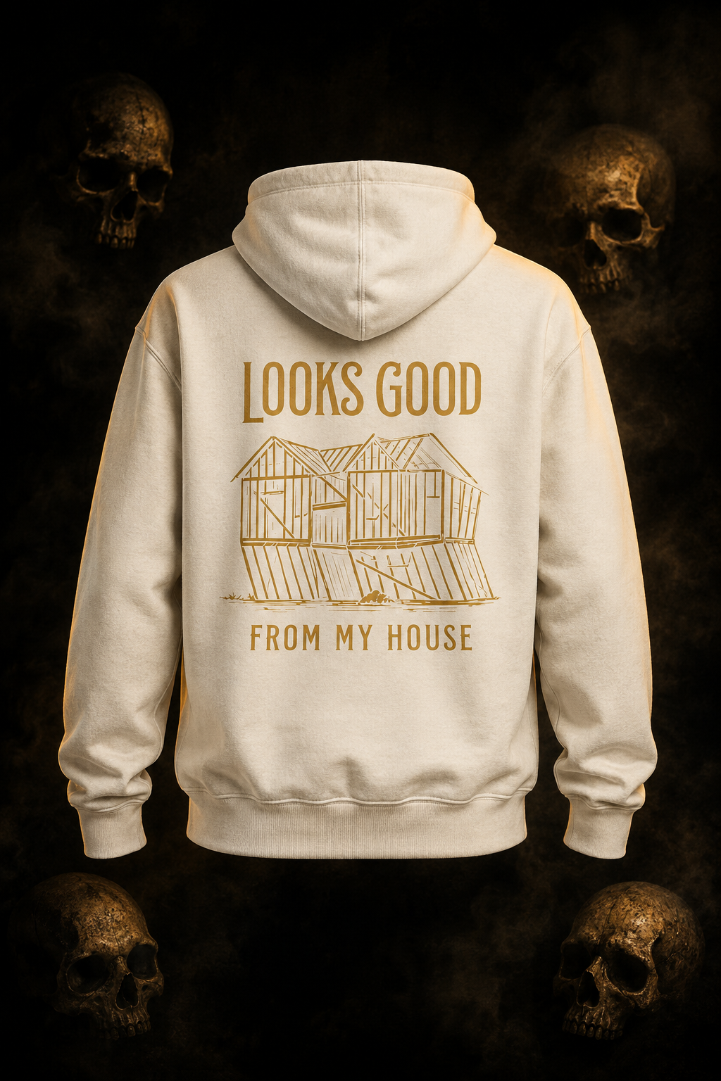 Looks Good From My House Graphic Hoodie primary product image