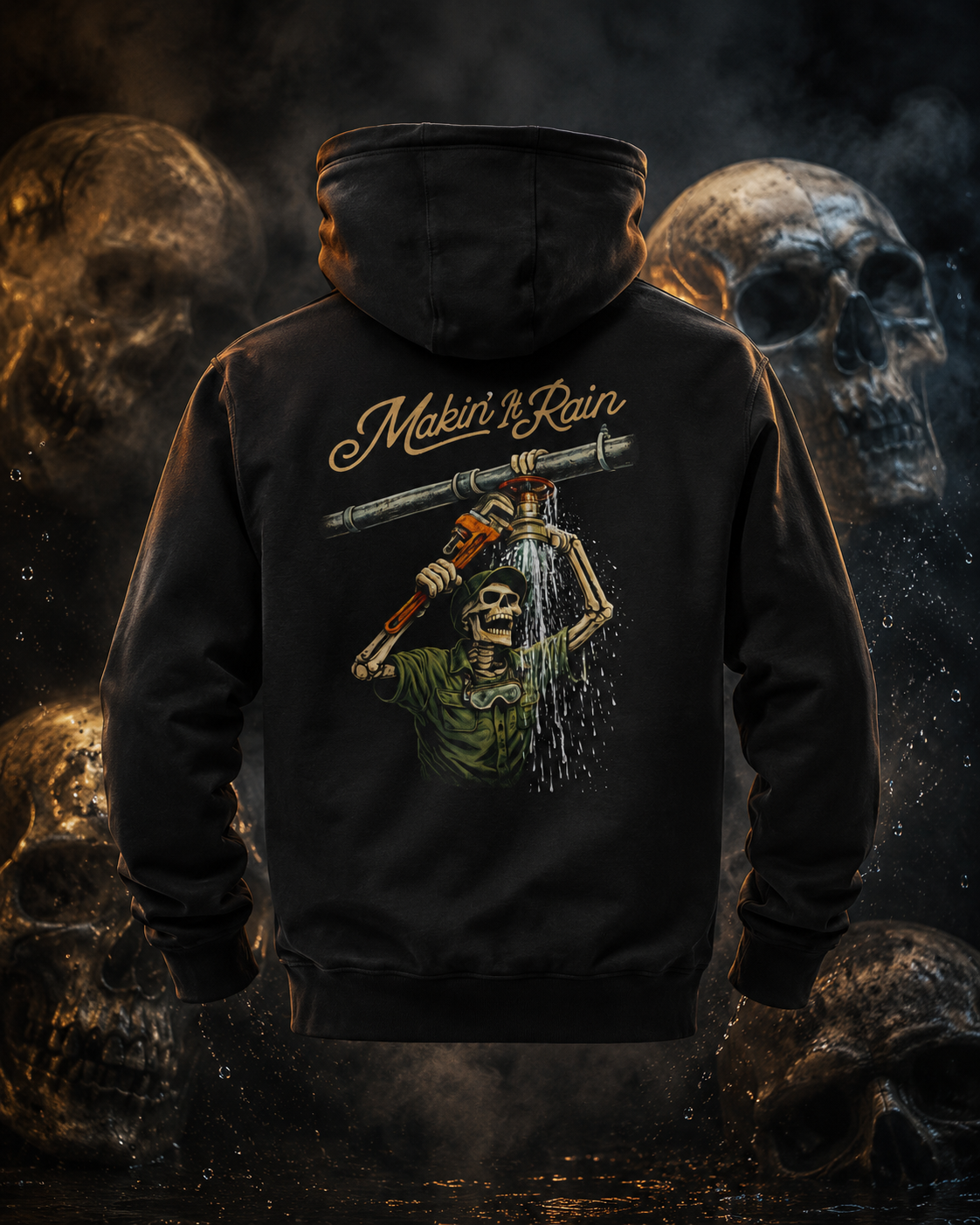 Makin' It Rain Graphic Hoodie product mockup