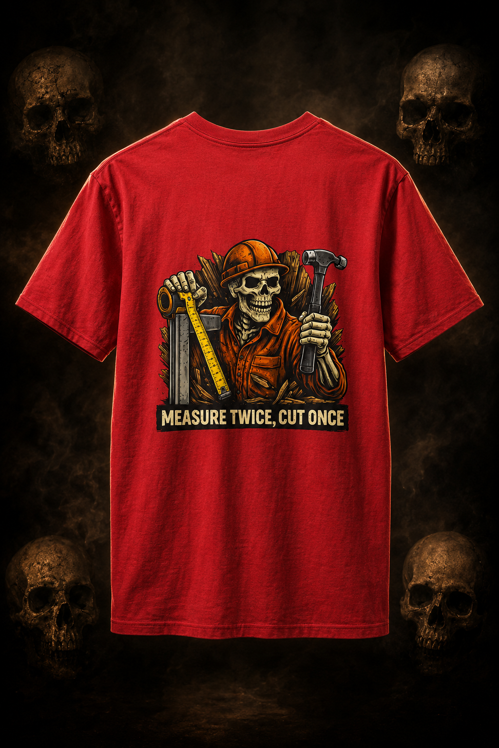 Measure Twice Cut Once T-shirt primary product image
