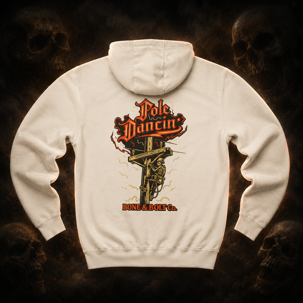 Pole Dancin hoodie – dark Bone and Bolt product image