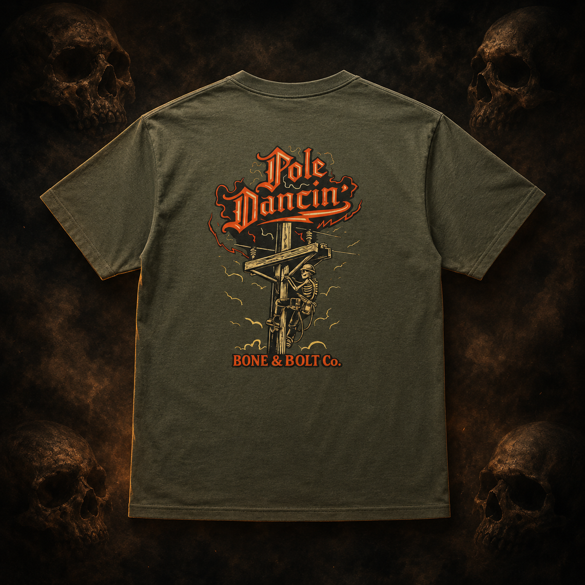 Pole Dancin tee – dark Bone and Bolt product image